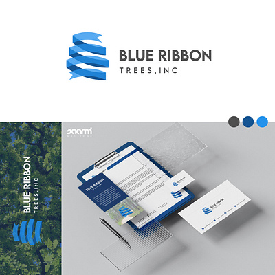 Blue Ribbon app branding design graphic design illustration logo typography ui ux vector