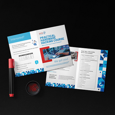 Brochure Design for Corporate Training branding brochure graphic design vector