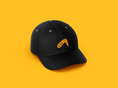 A Cap of Fried Chicken Brand Merchandise branding cap design graphic design illustration merchandise merchandise design