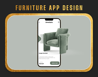 Furniture App Design app application design graphic design graphics ui