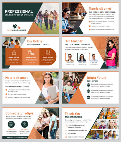 Perfect Online Education Courses branding graphic design ui