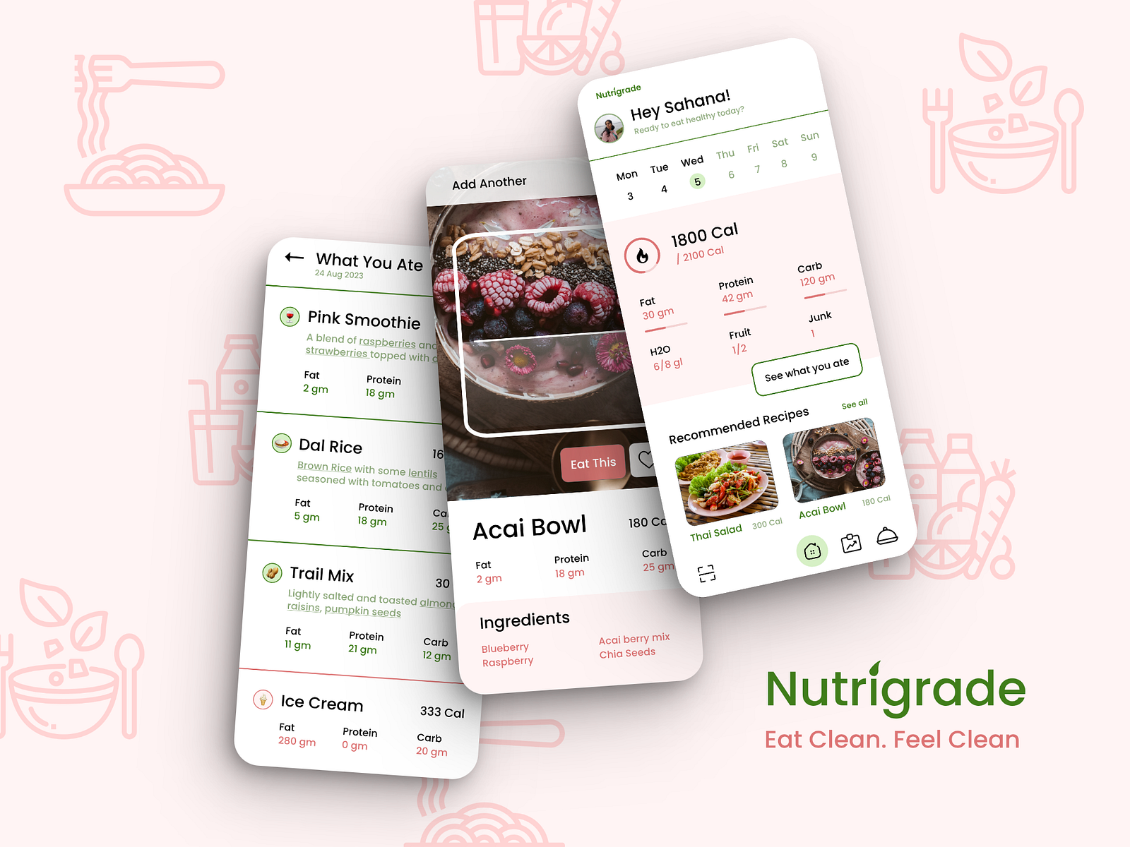 Food Diet Scanner App by Sahana on Dribbble