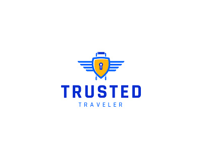 Secure and consistent service logo, Travel bag + Wings + Shield brand identity branding business logo company logo consistent service logo creative logo logo logo design logodesigner logos logotype modern logo monogram privacy logo protection security logo security shield shield shield logo design technology