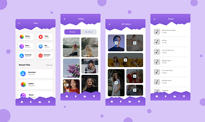 File Manager Application animation design figma filemanage filemanagerapp filemanagerapplication graphic design illustration mobile app photoshop ui uiux ux