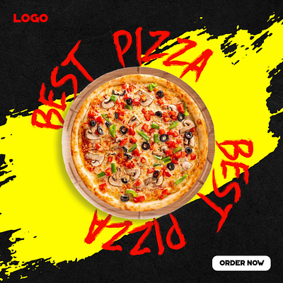 Pizza advertisement design advertisement graphic design poster