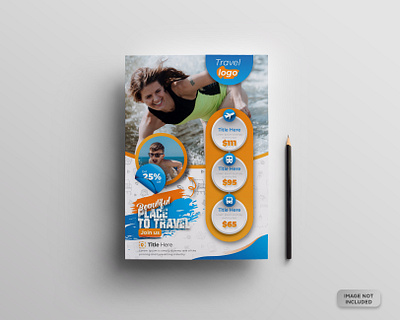 Travel Agency flyer agency design flyer graphic design illustration travel travel agency flyer trip