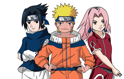 Naruto design graphic design illustration