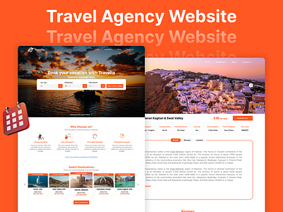 Travel Agency Website UI Design tourbookingwebsite travelagencywebsite travelwebsite ui uiuxdesign websiteuidesign