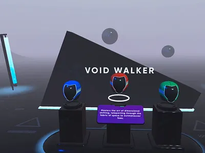 VR Eye-Tracking Character Selection 3d apple ar augmented blender design eye tracking game interaction metaverse mixed oculus quest reality sci fi ui unity virtual vision vr