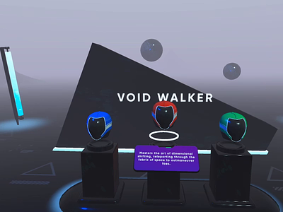 VR Eye-Tracking Character Selection 3d apple ar augmented blender design eye tracking game interaction metaverse mixed oculus quest reality sci fi ui unity virtual vision vr