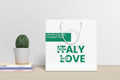 UNITED COLORS OF BENETTON - BANGLADESH Shopping Bag bag brand design branding design graphic design illustration logo mockup shopping bag typography vector