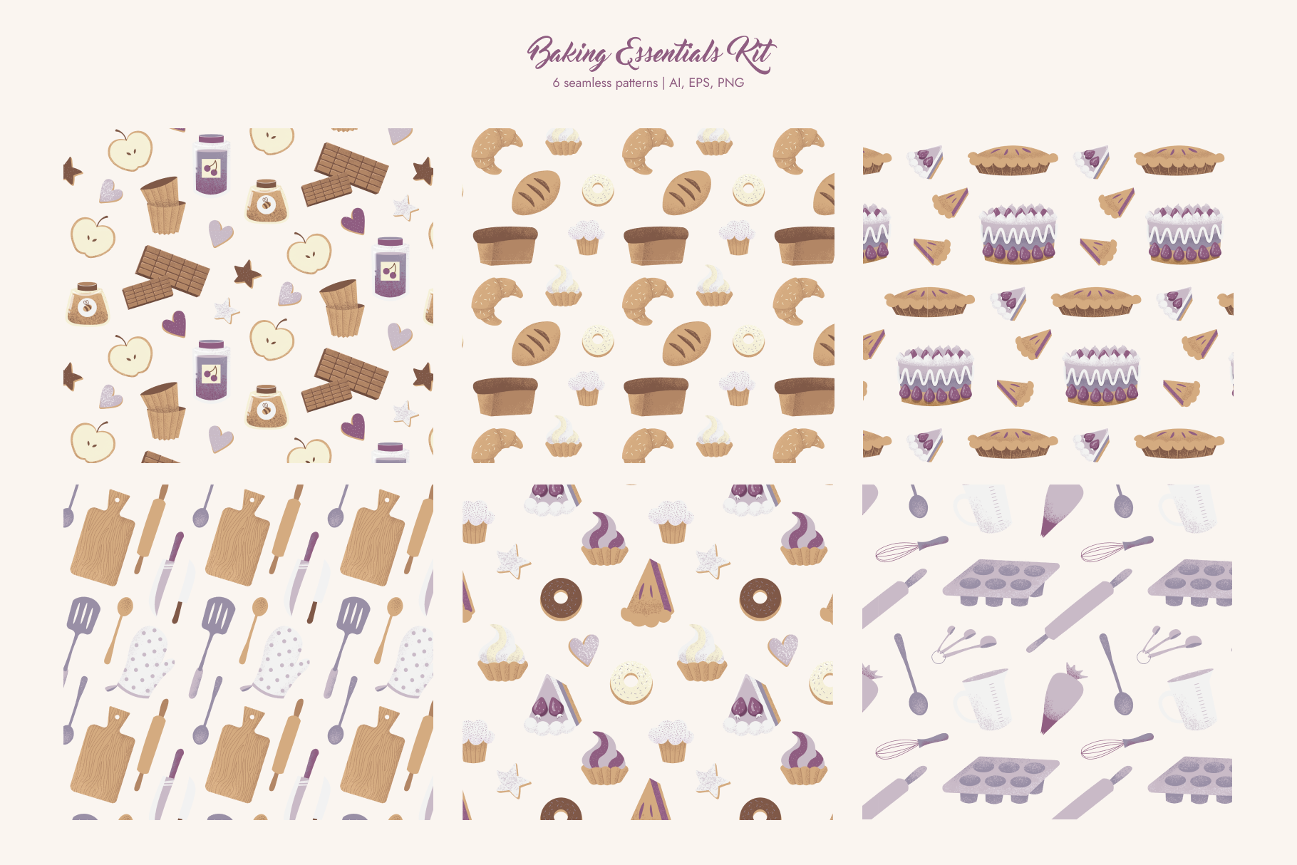 Baking Essentials Kit by Promo Graphics on Dribbble