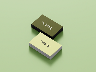 Velocity cards branding graphic design logo minimal minimalism