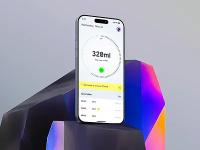 Baby meal tracker mobile app app app design baby bold design food food tracker meal minimal mobile mockup nutrition ui ux