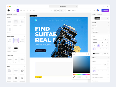 BUIILD - Website Builder ari color picker company profile build compro compro build device fariz landing build landing page builder tools web web app web build web builder webflow website build website builder