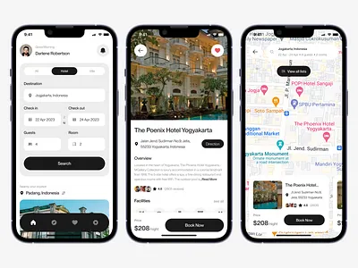 Hotel Booking App - Mobile App Concept app booking booking app design hotel hotel booking hotel booking app mobile mobile app online book renting reservation travel travel app ui ui design vacation villa