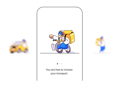 Onboarding Food Delivery App animation clean design illustration illustrations interface ios mobile onboarding ui ux