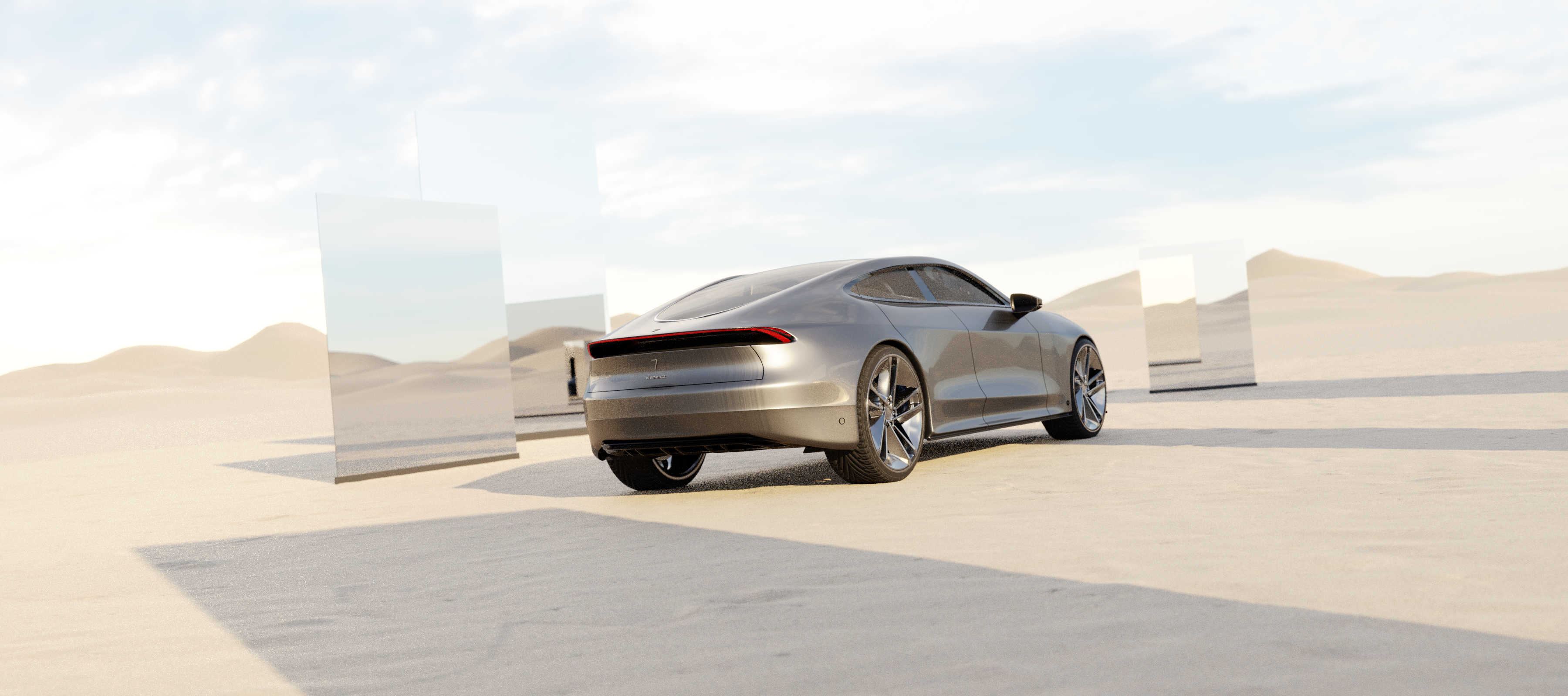 The New Elementz V7 - #vol.1 automotivedesign blender car cgi concept dashboard ui ux webflow