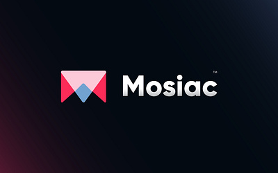 Mosaic logo app branding design graphic design illustration logo typography ui ux vector