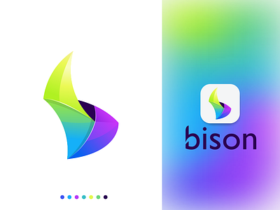 Bison logo bison brand branding creative design graphic icon illustration illustrator logo