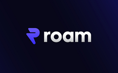 Roam logo app branding design graphic design illustration logo typography ui ux vector