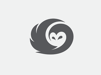 Owl Logo animal bird brand branding buble chat fly logo owl simple