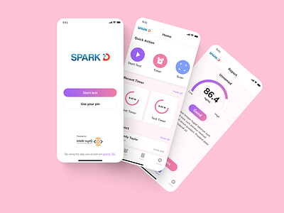 SparkD Mobile App design: iOS Android ux ui designer android app design designer ios mobile productdesign sparkd ui ux vitamind