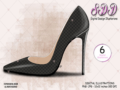 Clipart fashion shoes, high heels black heels fashion shoes high heels shoes