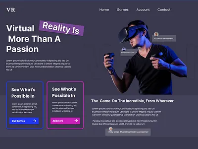 Landing-page branding design illustration typography ux