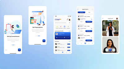 Hospicare - Doctor Booking Application design doctor hospital app mobile app