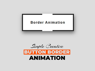 Creative CSS3 button border animation animation codingflicks css css animation css3 frontend html html css html5