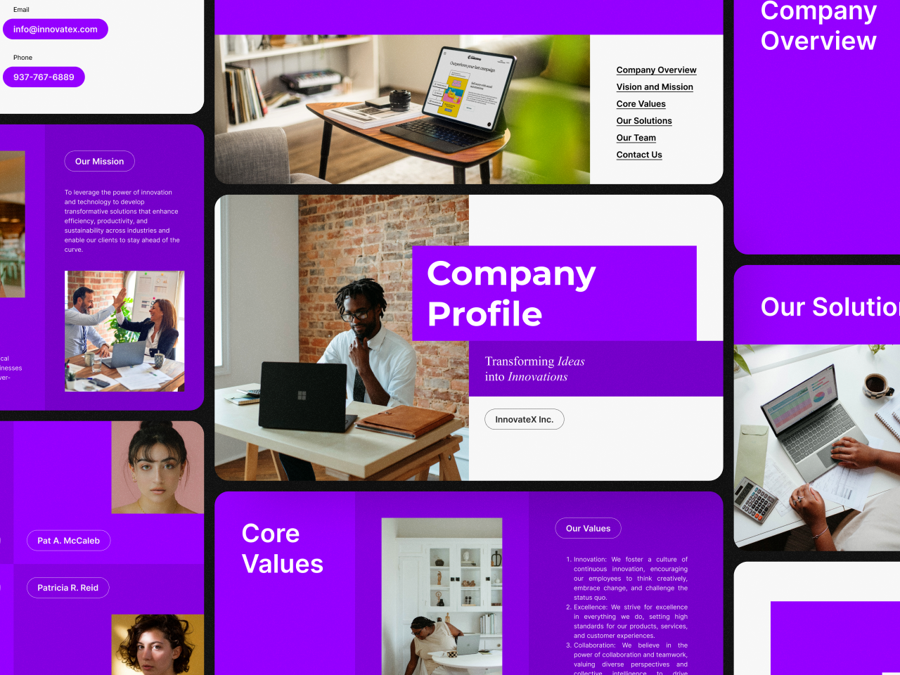 Company Presentation Template by Design18th on Dribbble