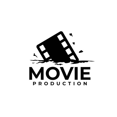 Movie or Film Production House Logo app black cinema design film illustration logo movie producer production vector vintage watch