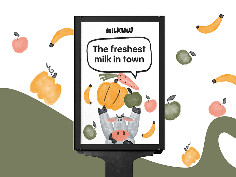 milk design poster