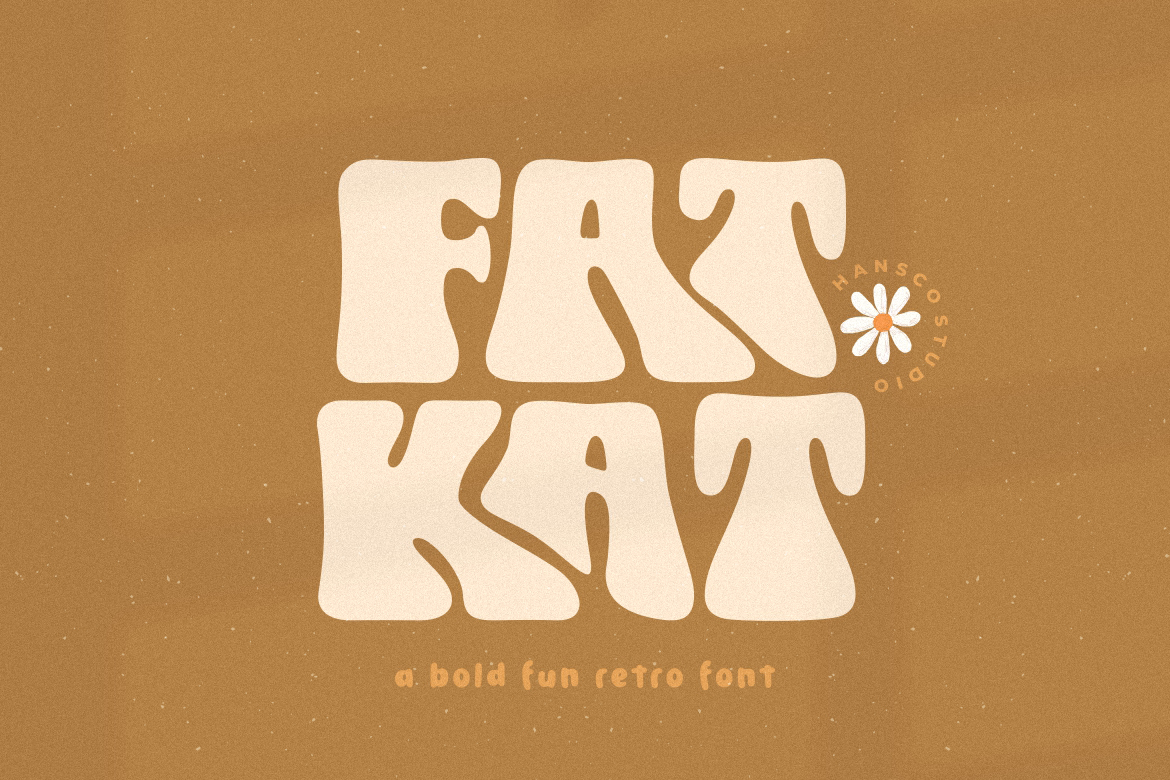 Fat Kat Font - Free Font! (Personal Use) HansCo Studio on Dribbble