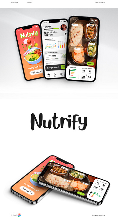App Design - Nutrify app design design figma