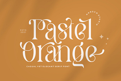 Pastel Orange Font - Retro serif Free Font! (Personal Use) 60s beauty canva design font free free font instagram logo logotype nineties playful retro sans serif smooth typeface typography vintage wedding