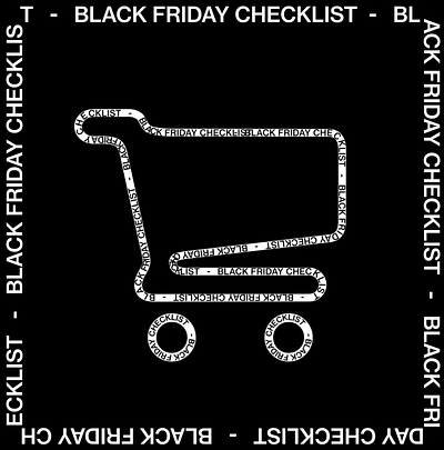 Black Friday checklist for UCRAFT 2d animation design graphic design motion graphics