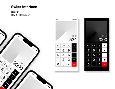 Daily UI- Day 4 app appdesign apple calculator dailyui design graphics illustration interface interfacedesign logo swiss ui uidesign uiux ux uxdesign web webdesign