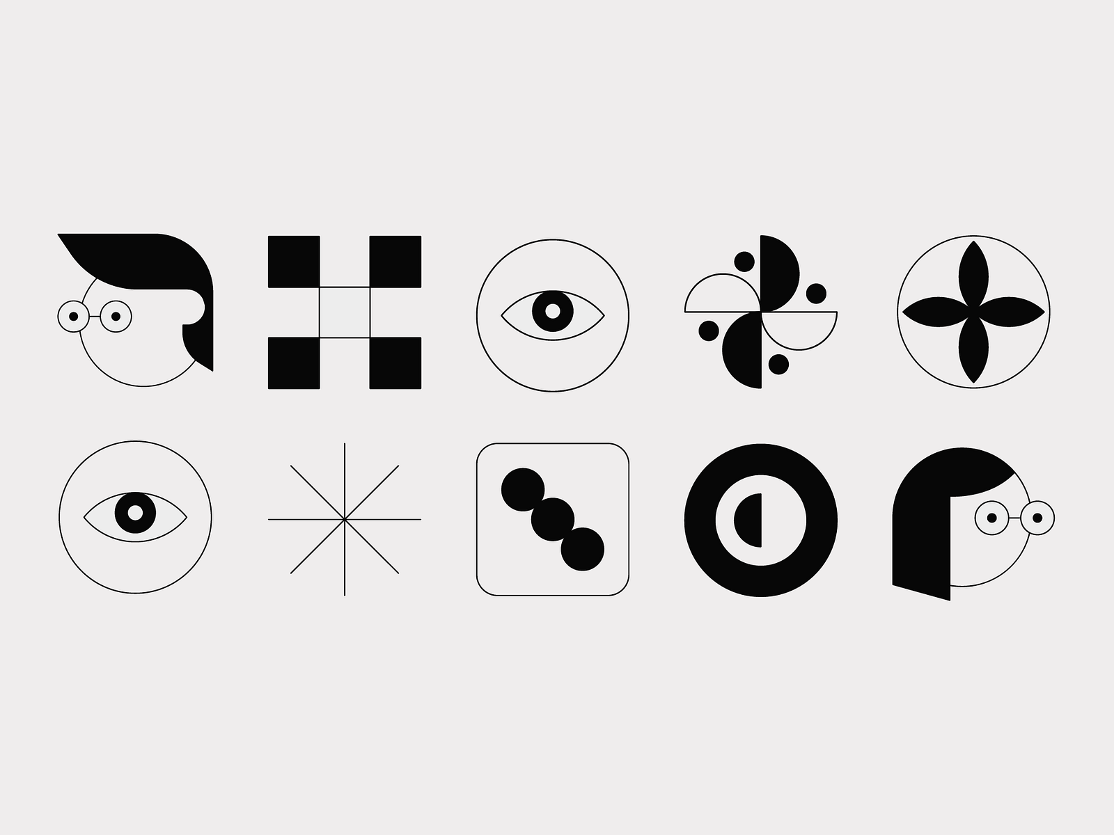 Iconography sample (May 2023) by Rob Wapaño on Dribbble