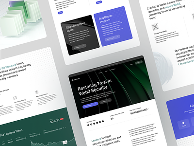 Lossless | Case Study blockchain website branding case study cryptocurrency crypto defi design home page homepage logo minimal clean design mobile product design responsive design ui ui ux user experience web3