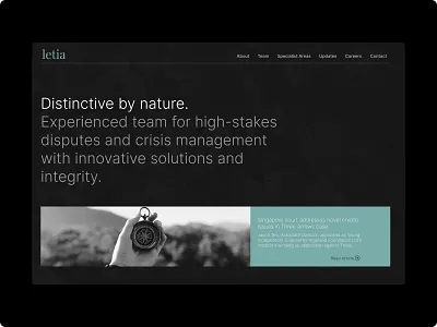 Wealth Management Landing design landing page design minimal ui ux web