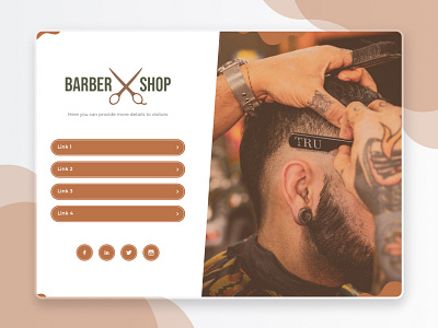 Barber Shop barber shop branding design designing template ui uiux