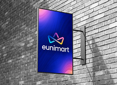 Eunimart | Rebranding Project blue branding colors design figma graphic design illustration illustrator logo motion graphics photoshop typography ui ux vector