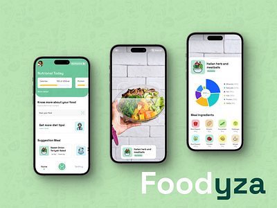 Food Diet Scanner App app dietapp foodapp scanner ui user friendly ux