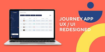 Journey App branding dashboard graphic design intersoft ui ux web app web application