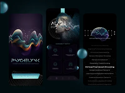 Digital Immortality: AI app ai aiapp animation ar artificialinterlligence branding consciousness cyberpunk design digitalimmortaility futuristic graphic design logo mobileapp motion graphics techno ui uidesign ux vector
