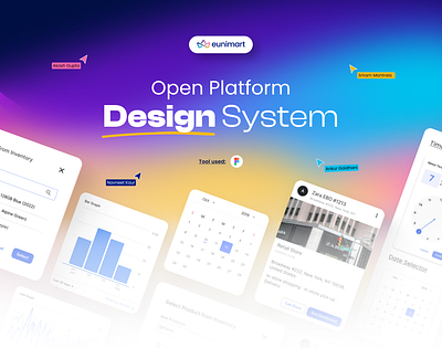 Eunimart | Open Platform Design System branding components design google material design platform product product design typography ui ux