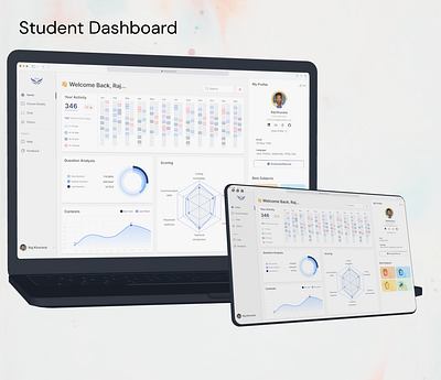 Student Dashboard dashboard design figma product page ui ui design uiux design visualdesign