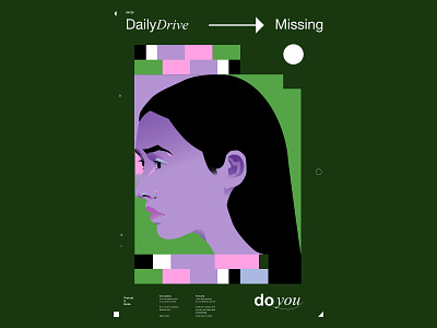 Daily Drive abstract abstract pattern composition design girl girl illustration girl portrait grid illustration laconic layout lines minimal pattern portrait portrait illustration poster woman woman illustration woman portrait
